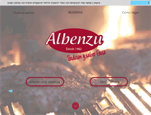 Tablet Screenshot of albenzu.com